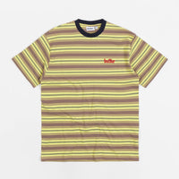 Butter Goods Cliff Stripe T-Shirt - Pistachio / Sandalwood thumbnail