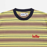 Butter Goods Cliff Stripe T-Shirt - Pistachio / Sandalwood thumbnail