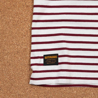 Butter Goods Cycle Stripe T-Shirt - Burgundy thumbnail