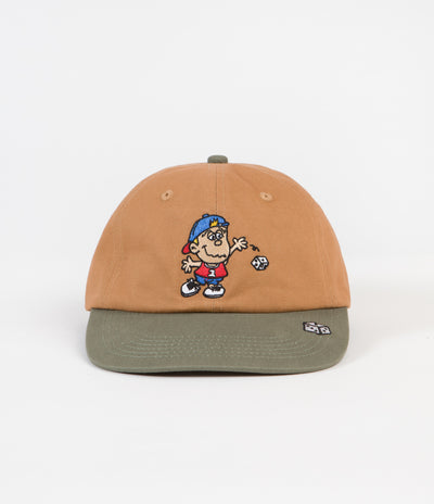 Butter Goods Dice Cap - Tan / Forest Green