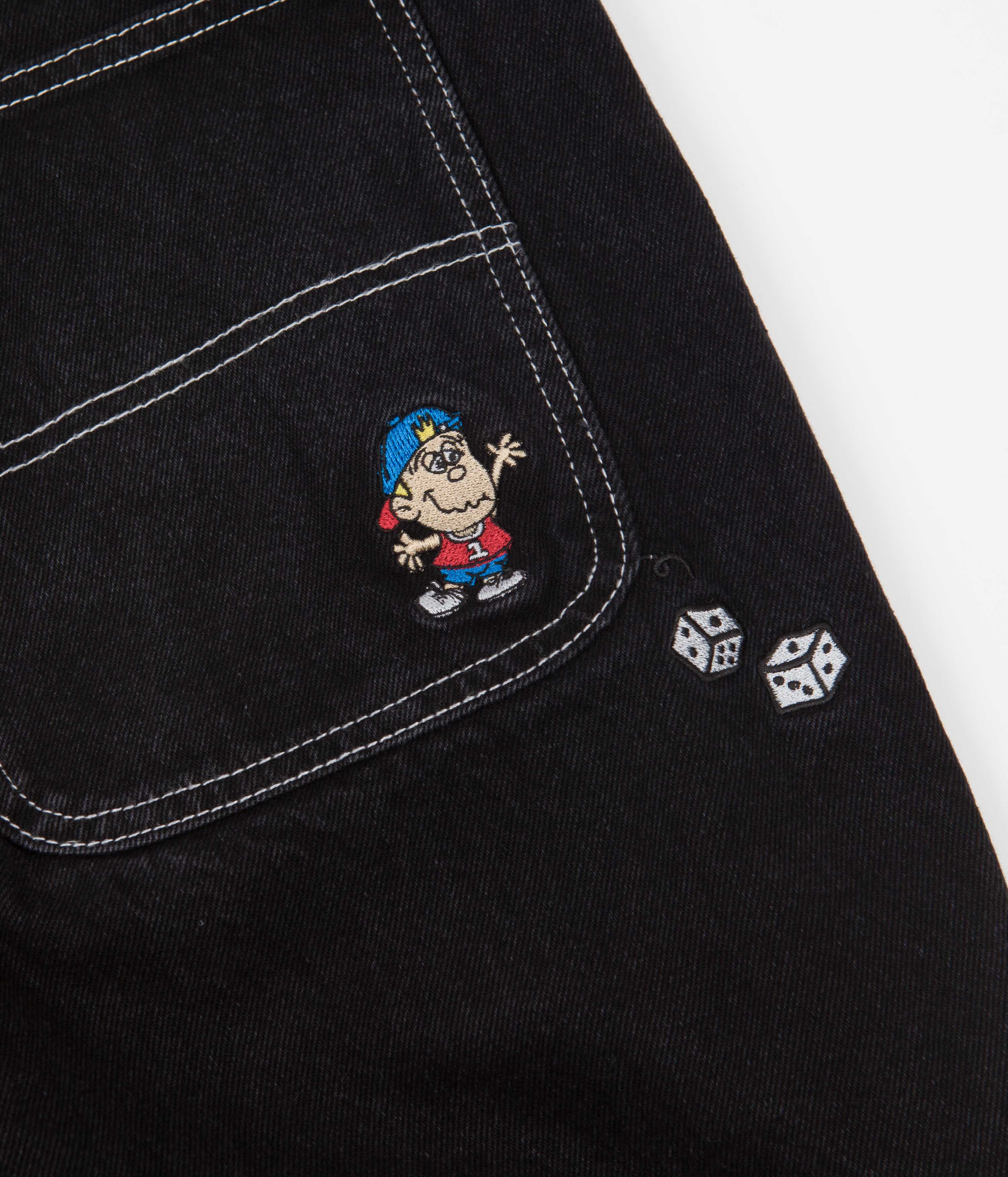 Butter Goods Dice Jeans - Washed Black | Flatspot