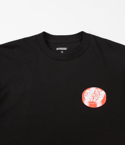 Butter Goods Disk Logo T-Shirt - Black