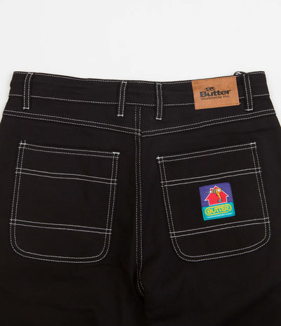 Butter Goods Double Knee Pants - Black