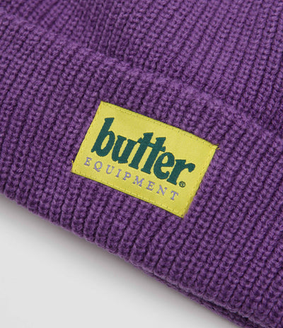 Butter Goods Equipment Beanie - Grape