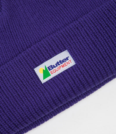 Butter Goods Equipment Beanie - Violet