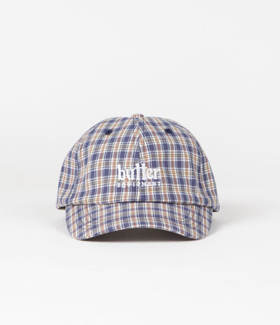 Butter Goods Equipment Plaid Cap - Navy