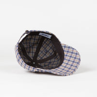 Butter Goods Equipment Plaid Cap - Navy thumbnail