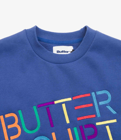 Butter Goods Equipt Crewneck Sweatshirt - Royal