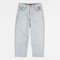 Butter Goods Flower Denim Jeans - Light Blue thumbnail