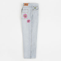 Butter Goods Flower Denim Jeans - Light Blue thumbnail