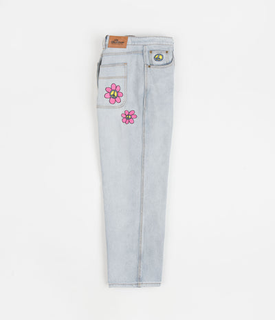 Butter Goods Flower Denim Jeans - Light Blue