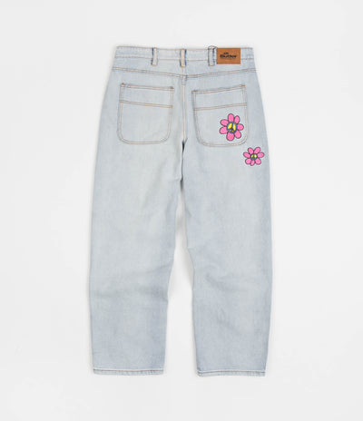 Butter Goods Flower Denim Jeans - Light Blue