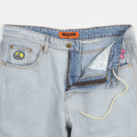 Butter Goods Flower Denim Jeans - Light Blue thumbnail