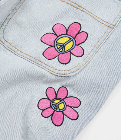 Butter Goods Flower Denim Jeans - Light Blue