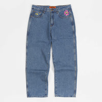 Butter Goods Flower Denim Jeans - Washed Indigo thumbnail