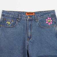 Butter Goods Flower Denim Jeans - Washed Indigo thumbnail