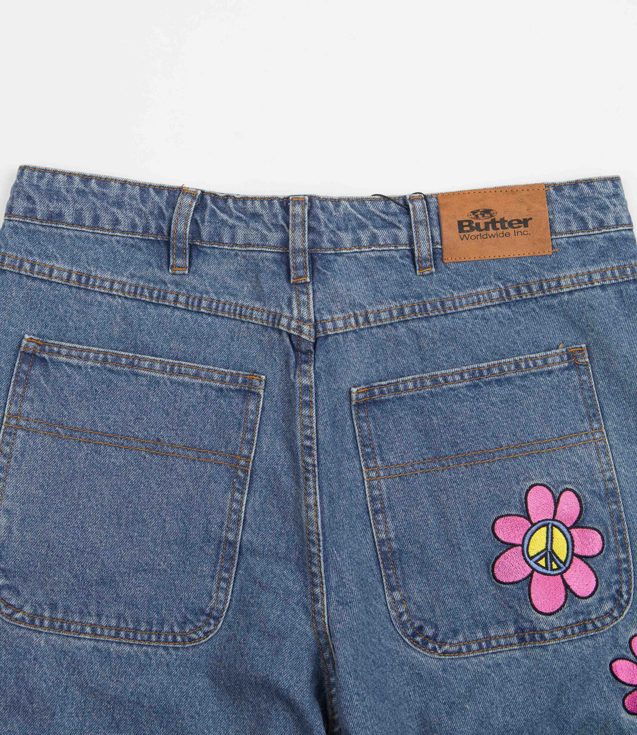 Inc best sale embroidered jeans