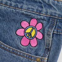 Butter Goods Flower Denim Jeans - Washed Indigo thumbnail