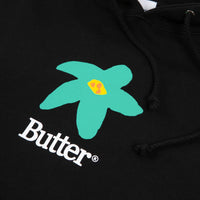 Butter Goods Flowers Hoodie - Black thumbnail