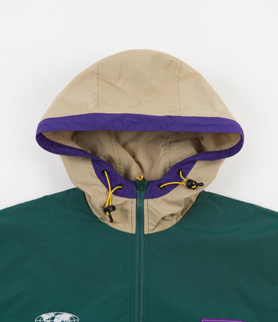 Butter Goods Foley Pullover Jacket - Teal / Khaki / Navy