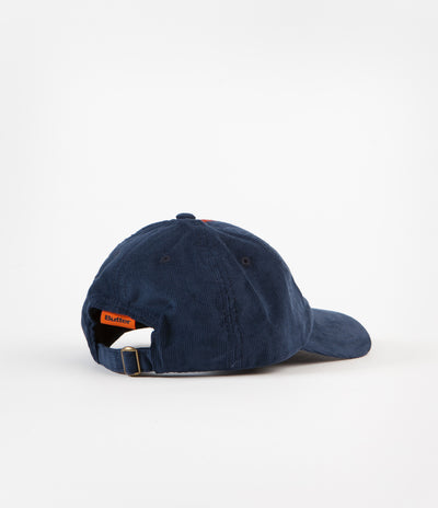 Butter Goods Fractions 6 Panel Cap - Navy / Rust