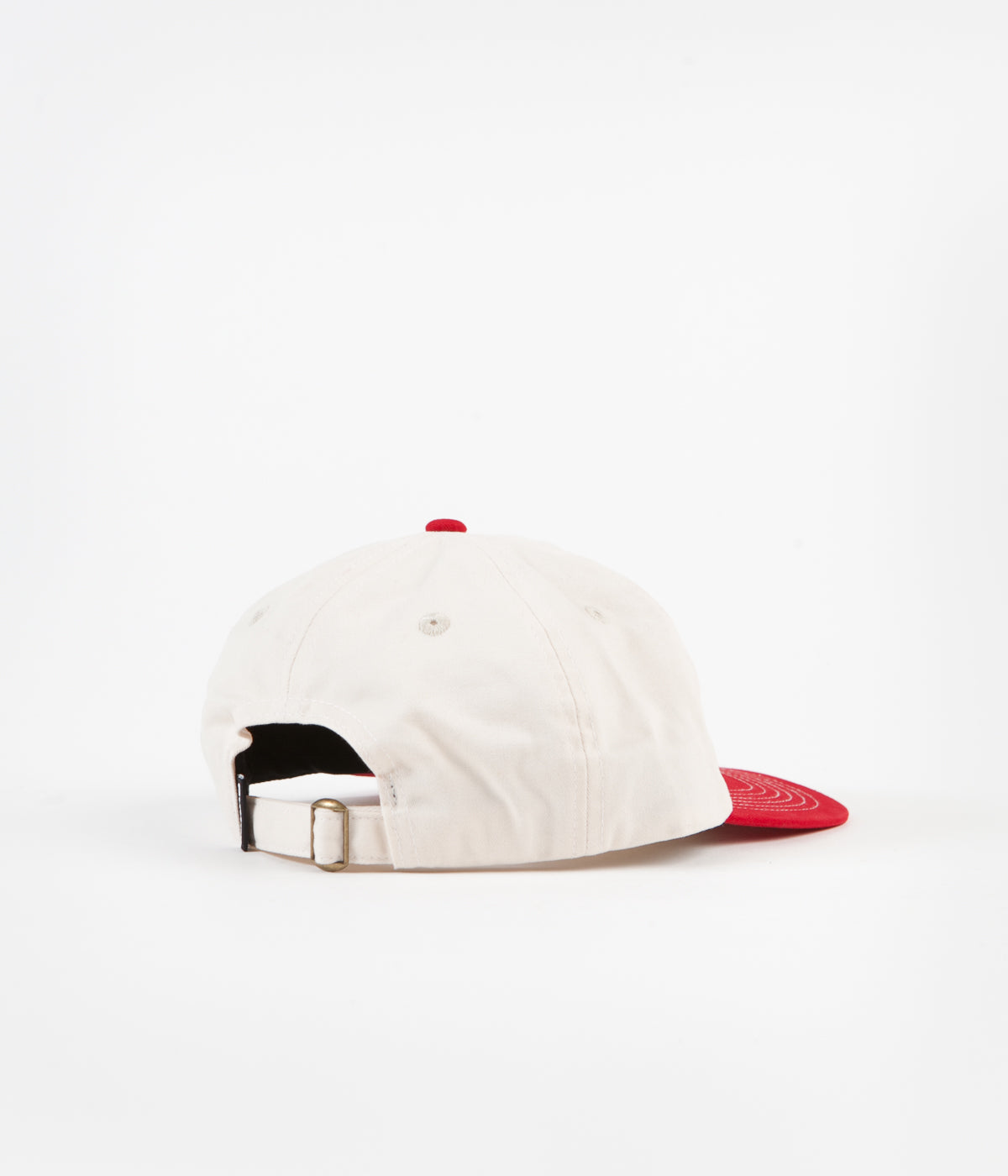 Butter Goods Frog 6 Panel Cap - Bone / Red | Flatspot