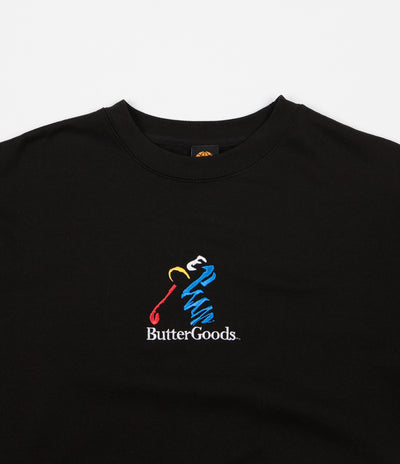 Butter Goods Golf Crewneck Sweatshirt - Black