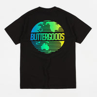 Butter Goods Gradient Worldwide T-Shirt - Black thumbnail