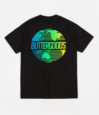 Butter Goods Gradient Worldwide T-Shirt - Black