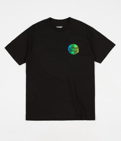 Butter Goods Gradient Worldwide T-Shirt - Black