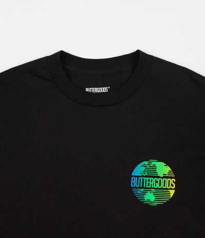 Butter Goods Gradient Worldwide T-Shirt - Black