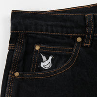 Butter Goods Gullwing Denim Pants - Black thumbnail