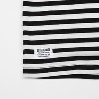 Butter Goods Hampshire Stripe T-Shirt - Black thumbnail