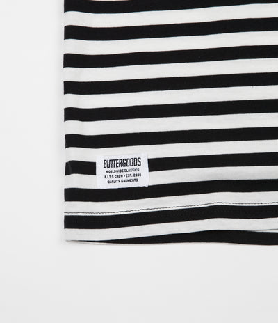 Butter Goods Hampshire Stripe T-Shirt - Black