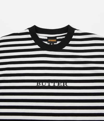 Butter Goods Hampshire Stripe T-Shirt - Black