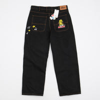 Butter Goods x The Smurfs Harmony Jeans - Washed Black thumbnail