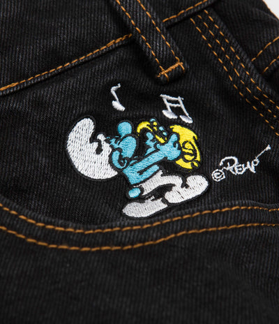 Butter Goods x The Smurfs Harmony Jeans - Washed Black