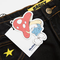 Butter Goods x The Smurfs Harmony Jeans - Washed Black thumbnail