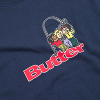 Butter Goods Headphones Logo T-Shirt - Denim thumbnail