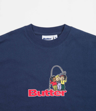 Butter Goods Headphones Logo T-Shirt - Denim