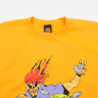 Butter Goods Insane In The Brain Crewneck Sweatshirt - Gold thumbnail