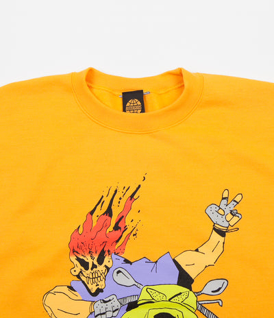 Butter Goods Insane In The Brain Crewneck Sweatshirt - Gold