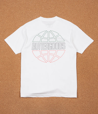 Butter Goods Italia Outline Logo T-Shirt - White