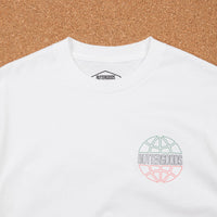 Butter Goods Italia Outline Logo T-Shirt - White thumbnail