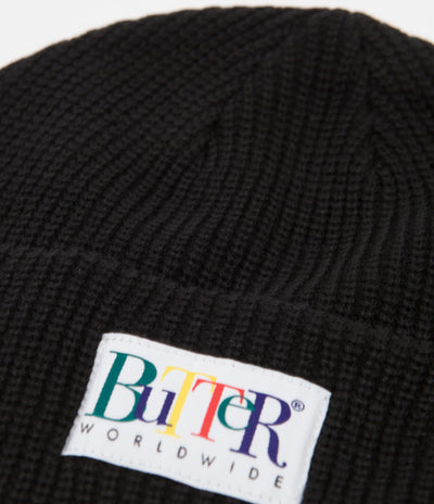 Butter Goods Jumble Beanie - Black