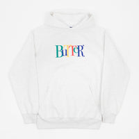 Butter Goods Jumble Embroidered Hoodie - Ash Grey thumbnail