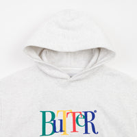 Butter Goods Jumble Embroidered Hoodie - Ash Grey thumbnail