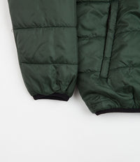 Butter Goods Jun Reversible Puffer Jacket - Army / Slate | Flatspot