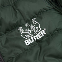 Butter Goods Jun Reversible Puffer Jacket - Army / Slate thumbnail