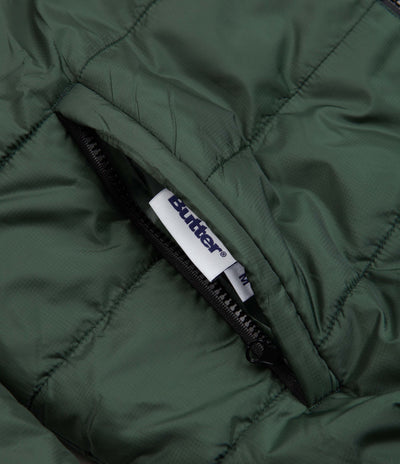 Butter Goods Jun Reversible Puffer Jacket - Army / Slate